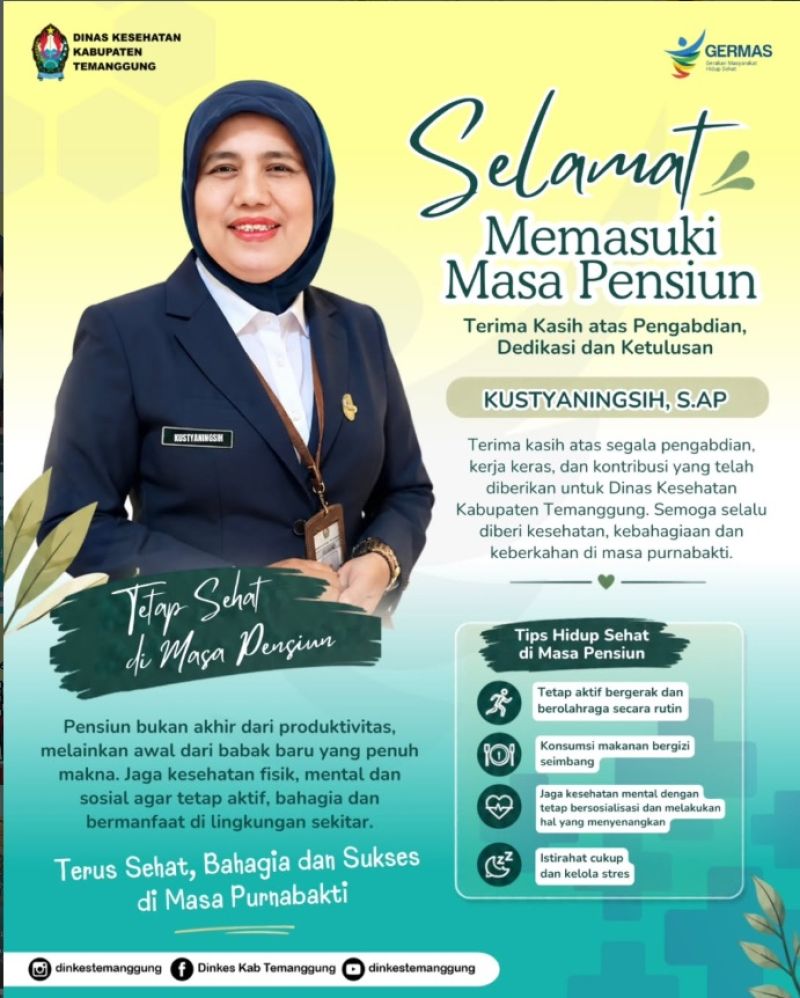 Selamat Memasuki Masa Purna Tugas