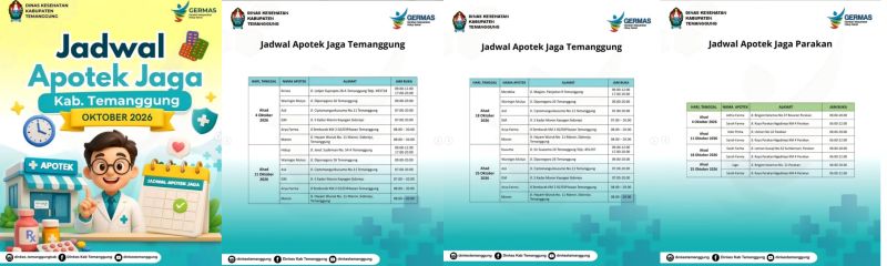 Jadwal ApotekJaga Bulan Oktober 2026